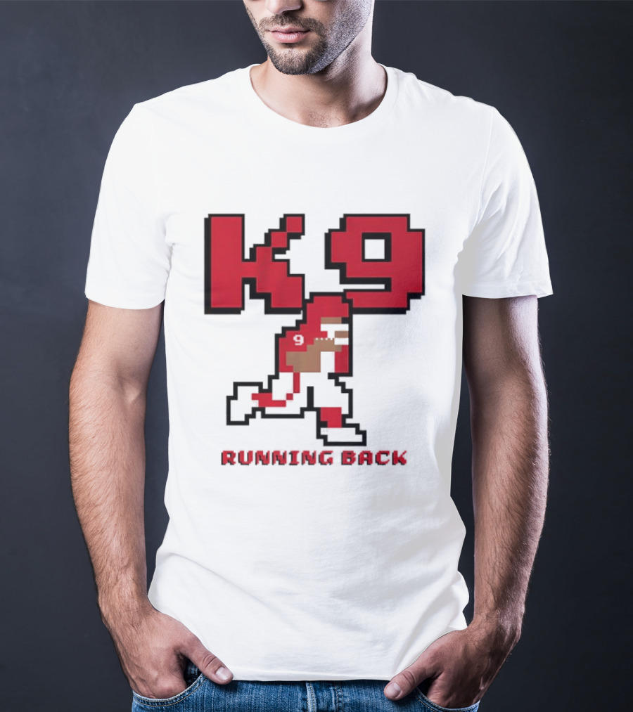 Kenneth Walker III K9 Running Back Pixel Art Kansas City Chiefs T-Shirt