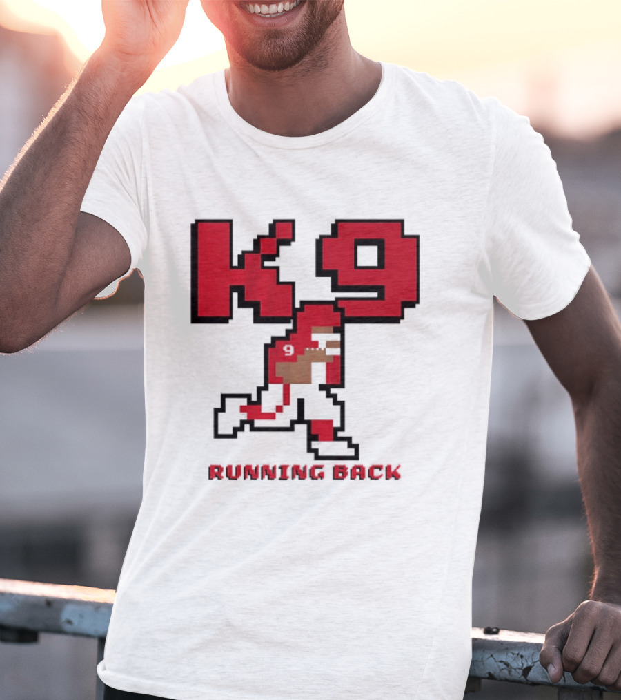 Kenneth Walker III K9 Running Back Pixel Art Kansas City Chiefs T-Shirt