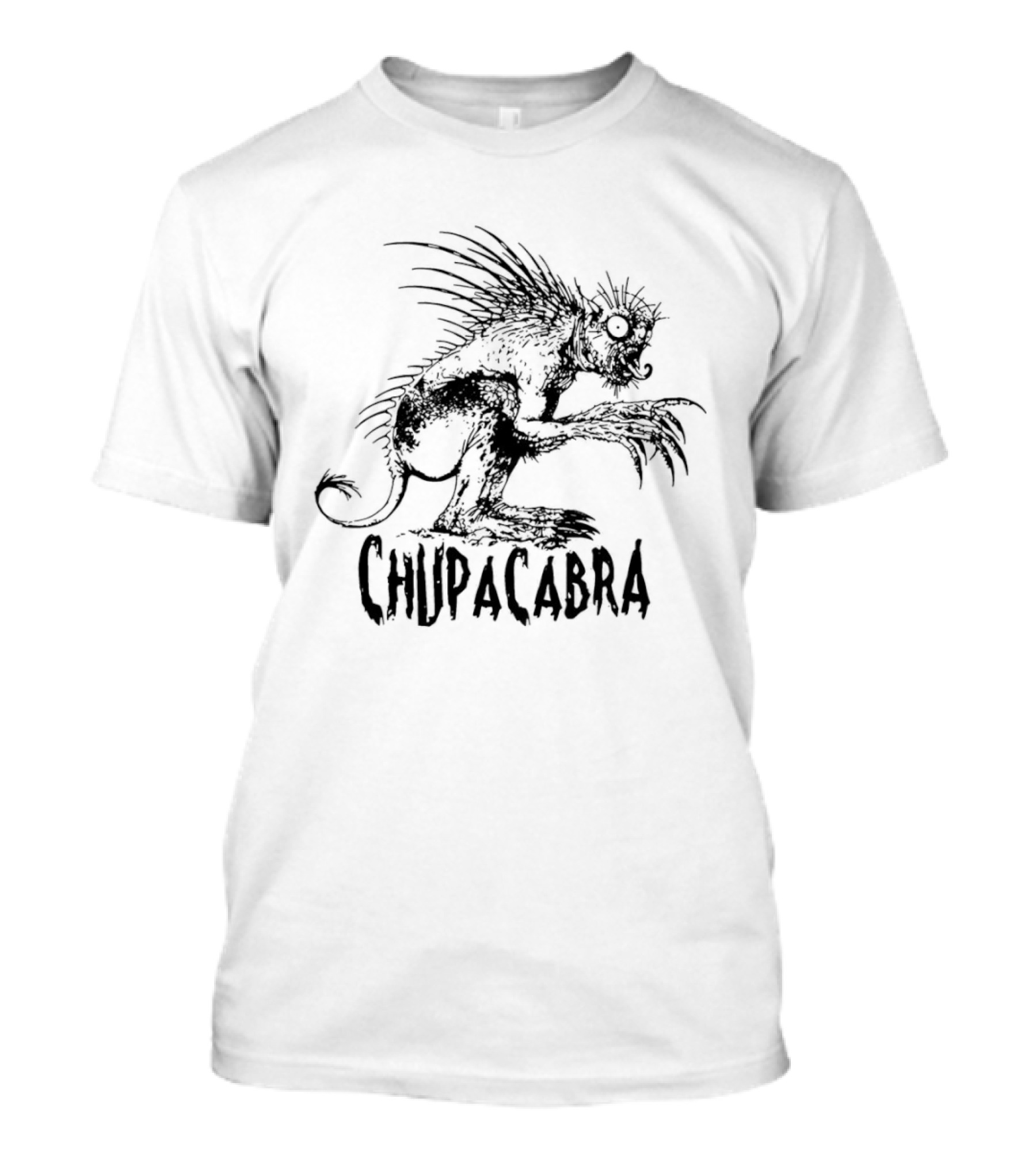 El Chupacabra Creature Beast From Aliens Movie Monster Figure T-Shirt