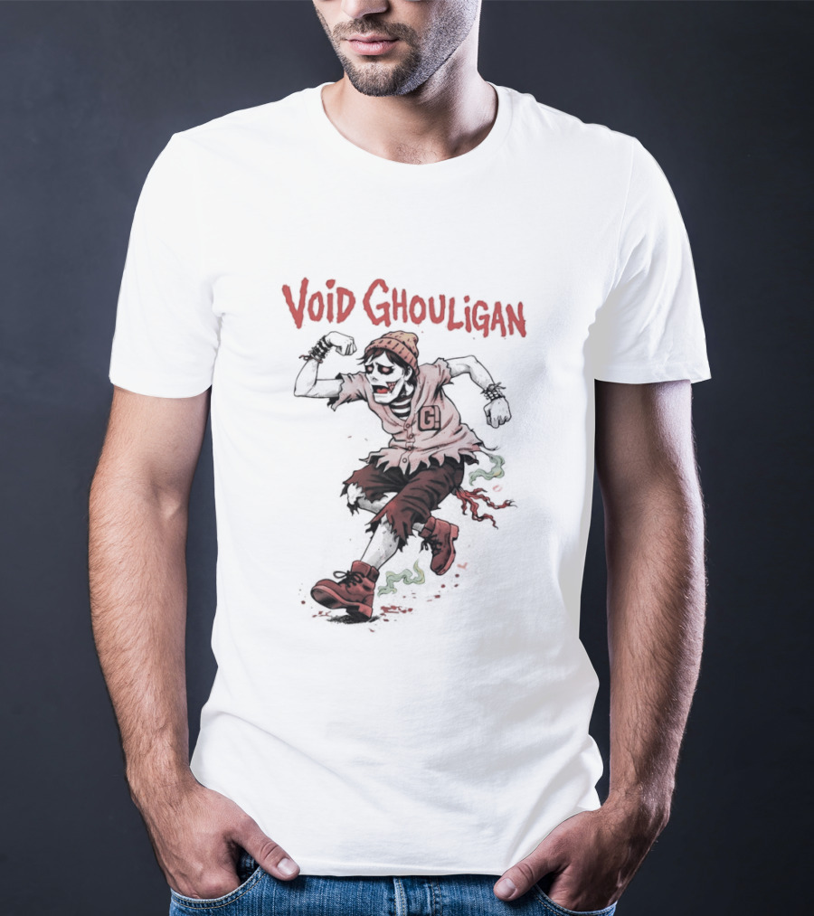 Void Ghouligan Zombie Halloween Character Running T-Shirt