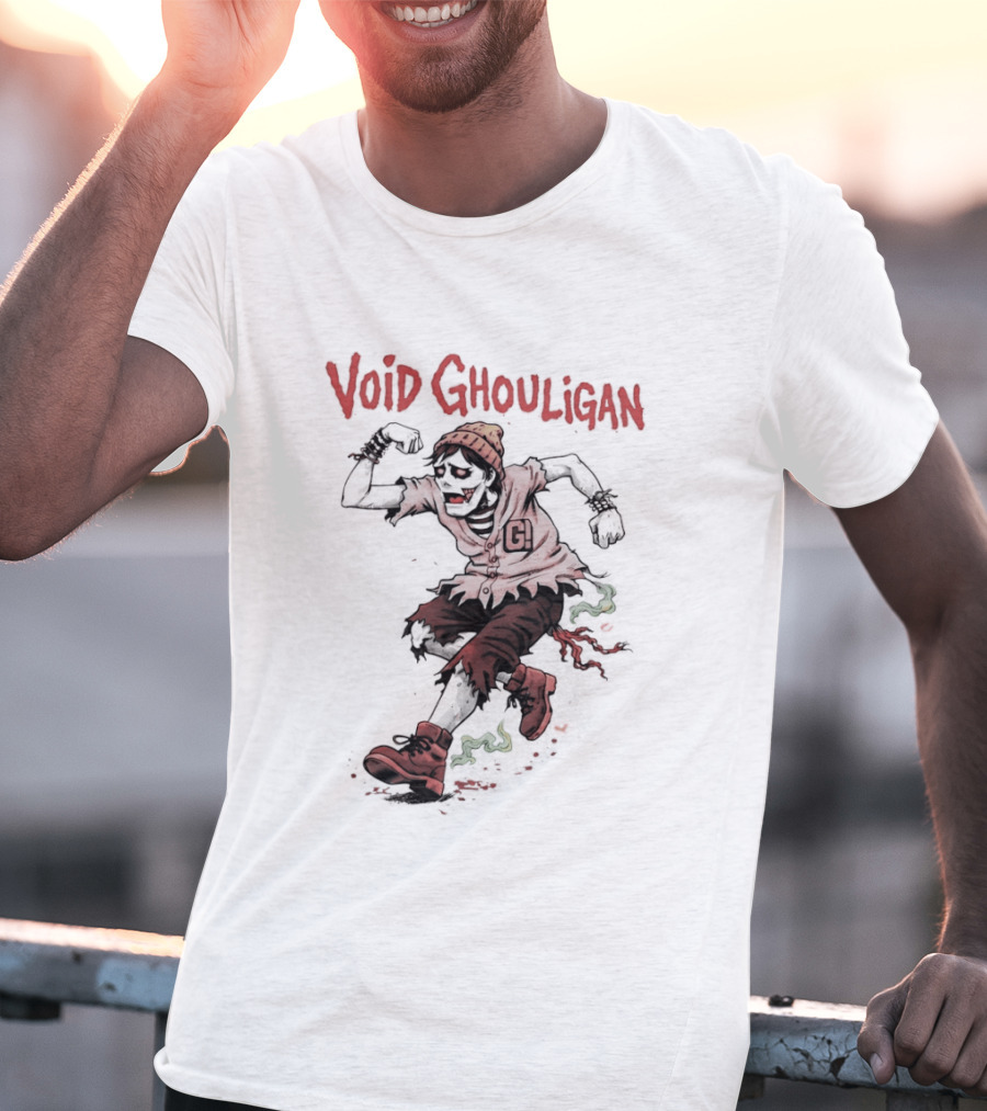 Void Ghouligan Zombie Halloween Character Running T-Shirt