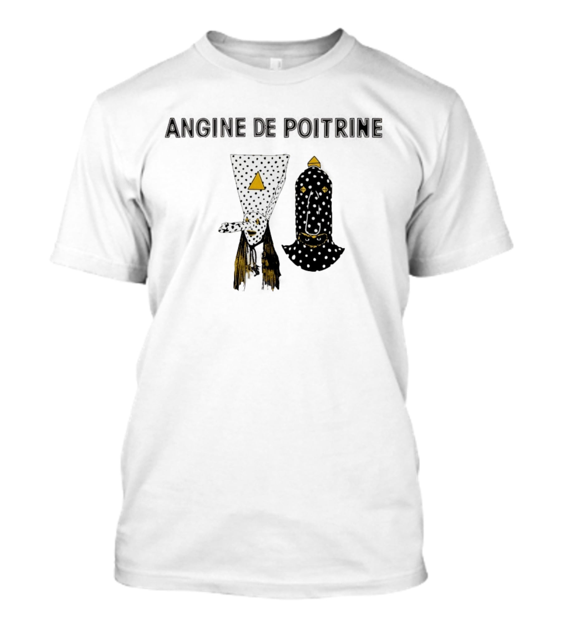 Angine De Poitrine Triangle And Polka Dot T-Shirt
