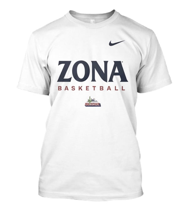 Zona Basketball Arizona Wildcats Nike Logo Cactus T-Shirt