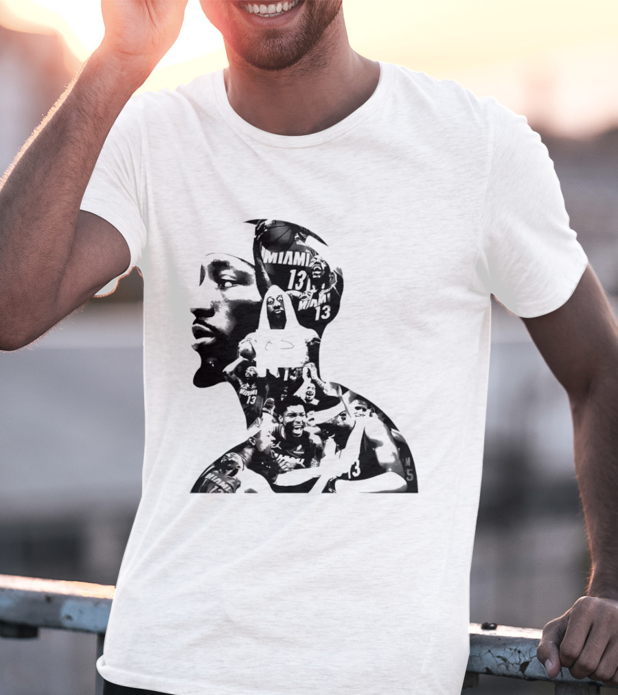 Miami 13 Bam Adebayo Basketball 83 Points T-Shirt