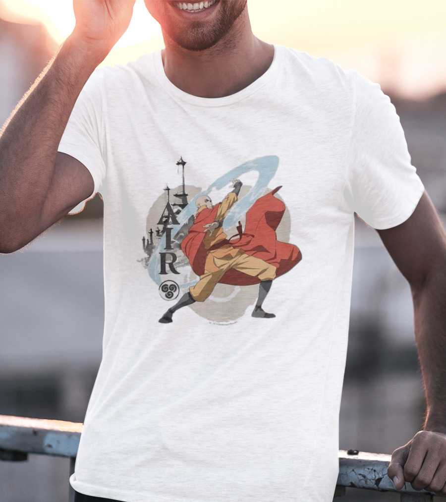 Complex Pop Avatar The Last Airbender First Look Aang Airbending T-Shirt