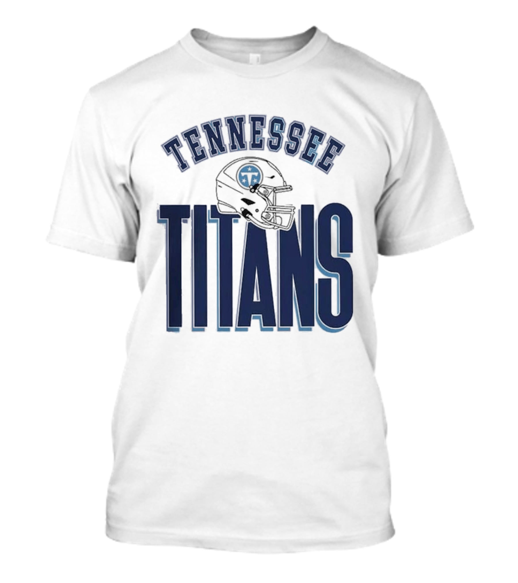 Tennessee Titans Helmet Gameday Couture Fierce Focus Relaxed Fit T-Shirt