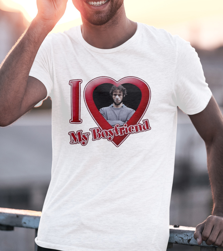 I Love My Boyfriend Will Graham Heart Image T-Shirt