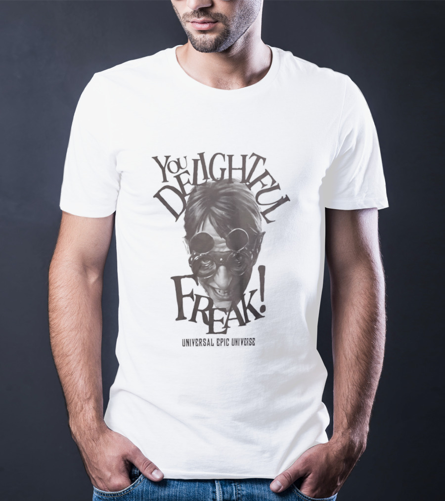 You Delightful Freak Universal Epic Universe Skull T-Shirt