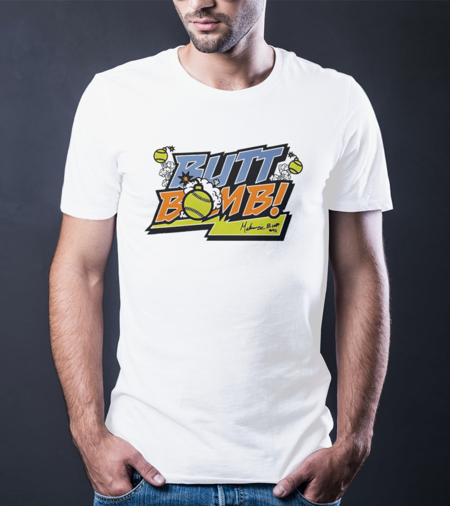 Butt Bomb Softball Explosion Melanie Butt Vols T-Shirt