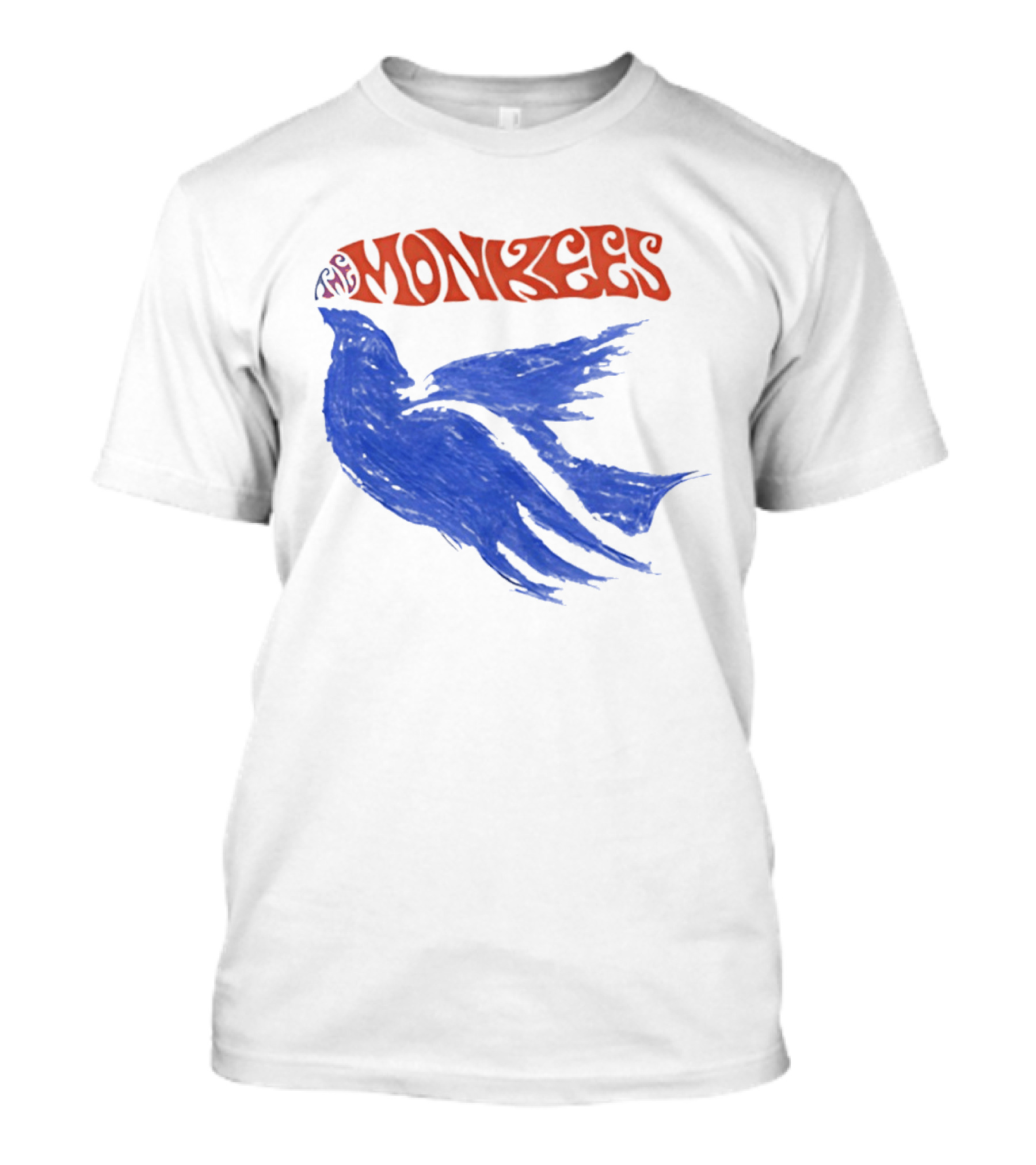Monkees Psychedelic Dove Rock Band Iconography T-Shirt