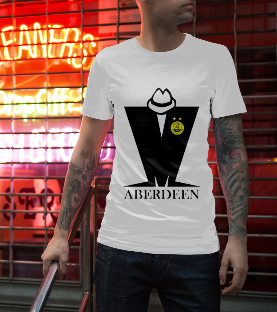Nutty M Aberdeen FC Football Badge Fedora T-Shirt