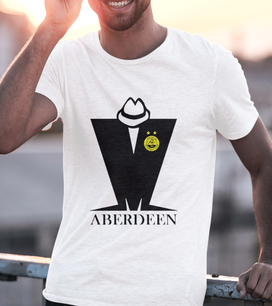 Nutty M Aberdeen FC Football Badge Fedora T-Shirt
