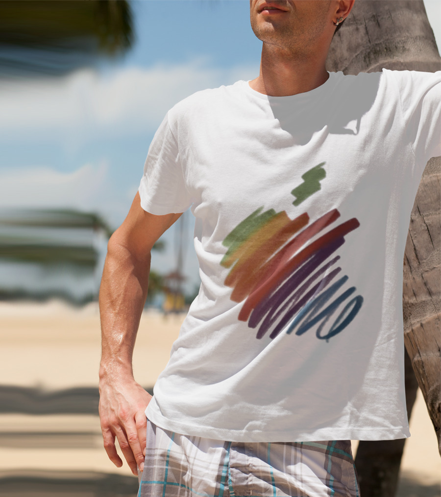 Apple 50th Anniversary Rainbow Logo Classic Multicolor 2026 T-Shirt