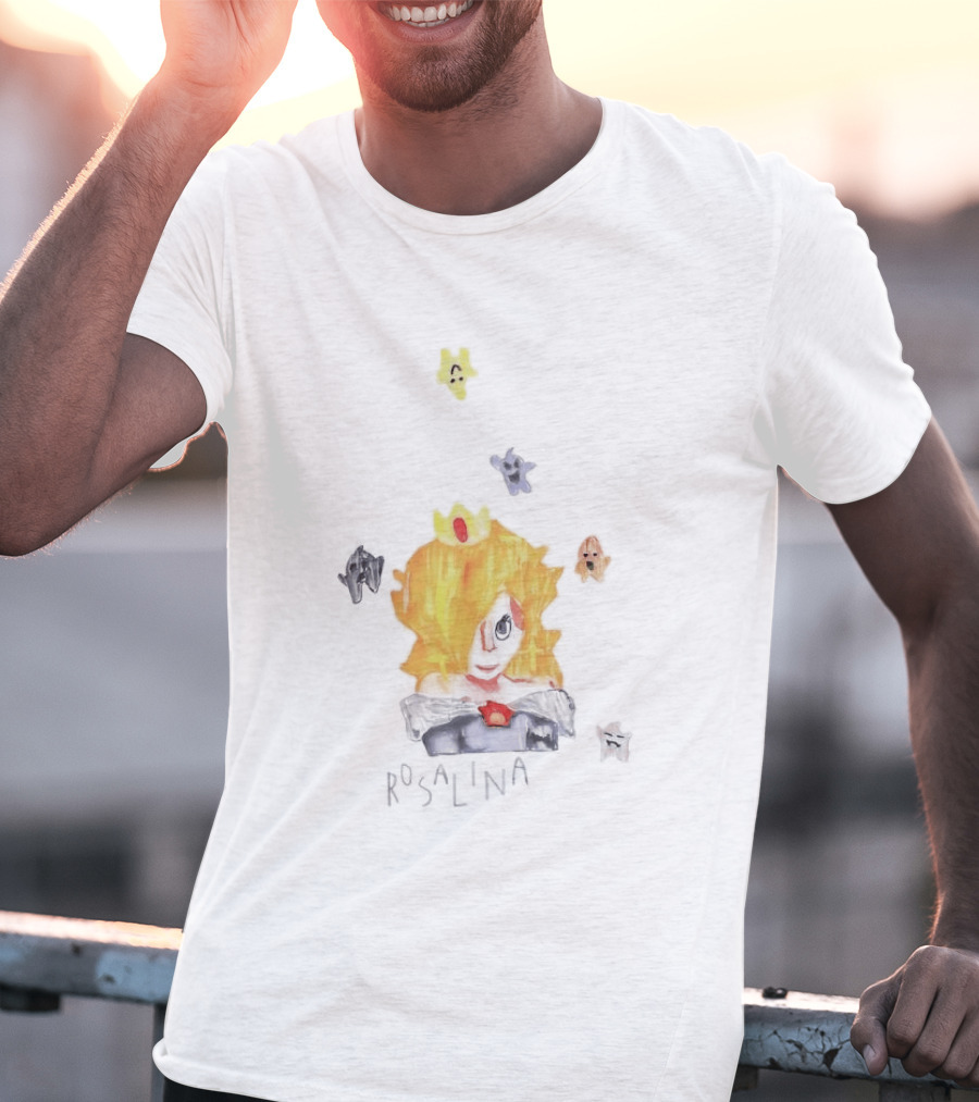 Rosa Lina Meme Yellow Star Crown Princess T-Shirt