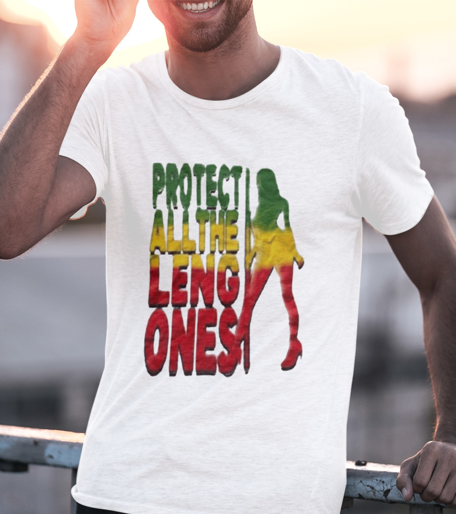 Protect All The Leng Ones Rasta T-Shirt