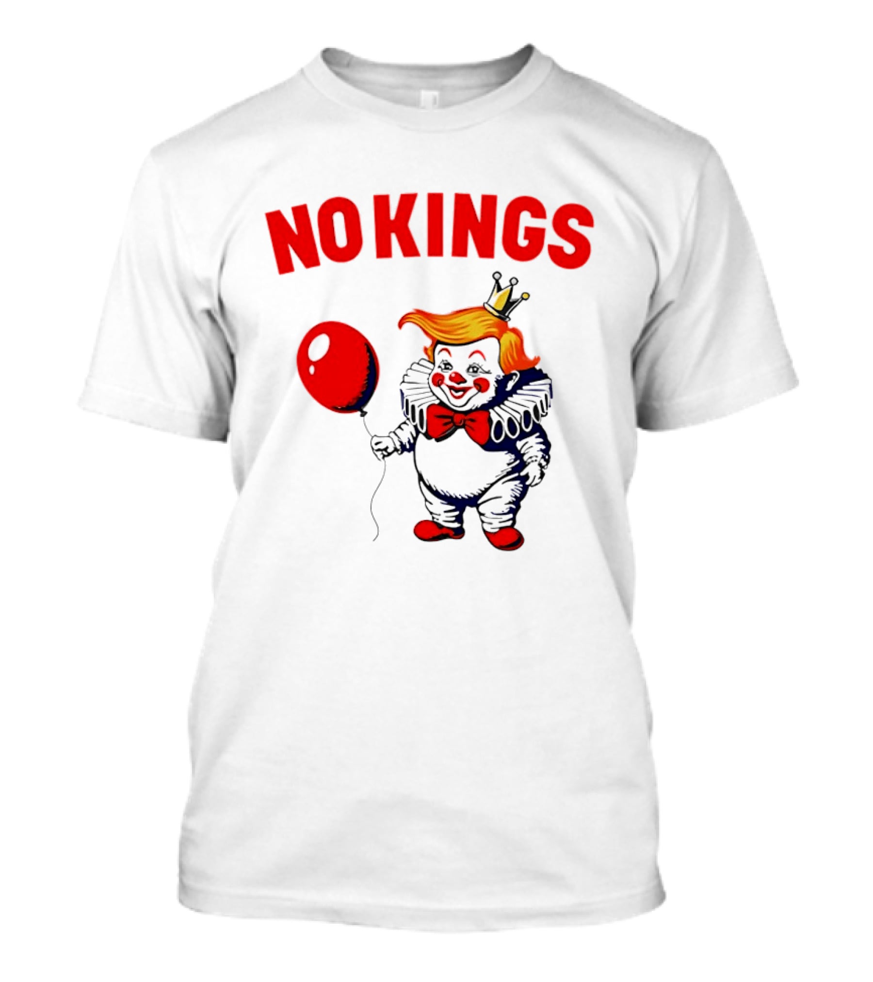 NOKINGS Trump Clown Red Balloon Crown T-Shirt
