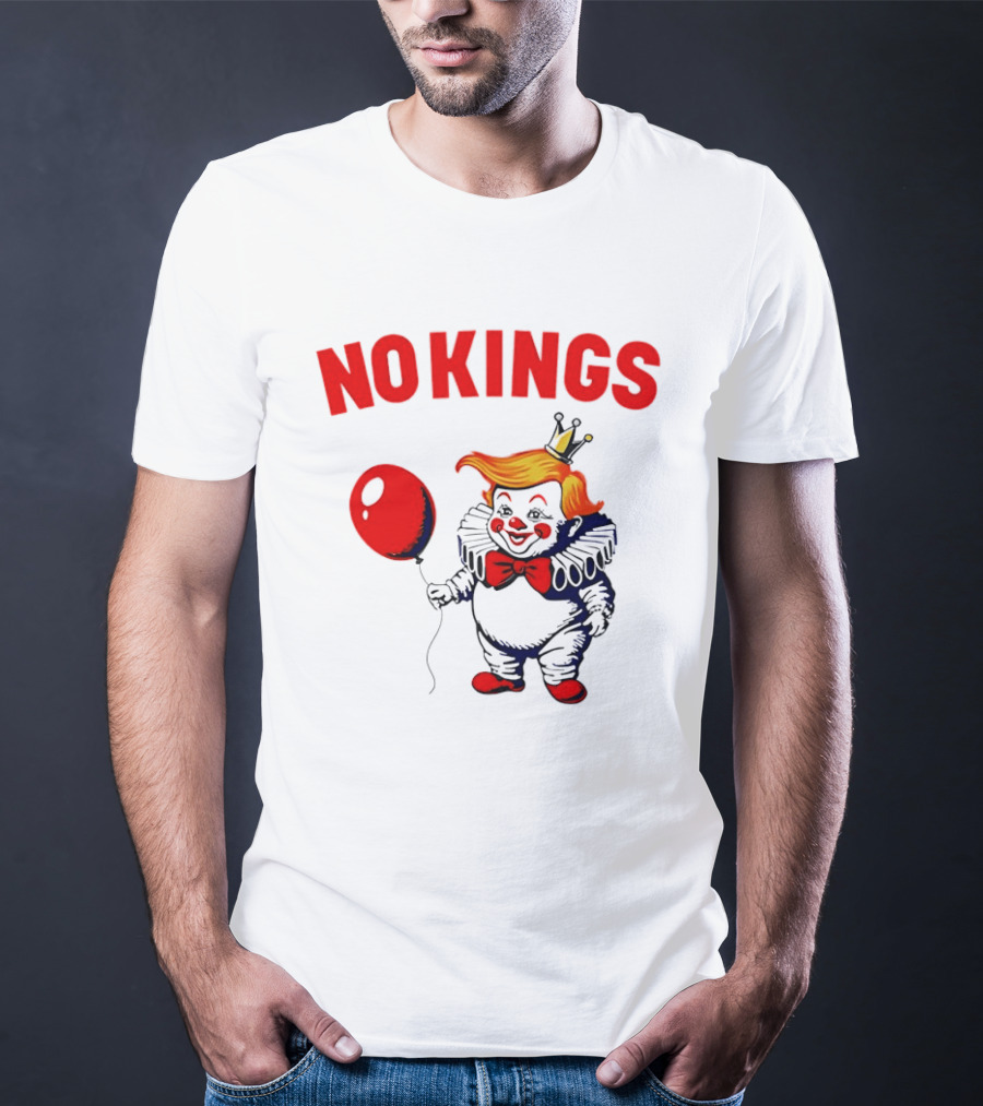 NOKINGS Trump Clown Red Balloon Crown T-Shirt