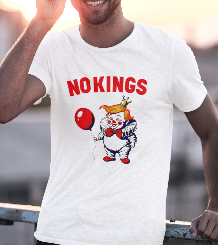 NOKINGS Trump Clown Red Balloon Crown T-Shirt