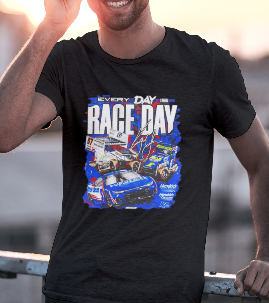 Hendrick Motorsports Every Day Is Race Day NASCAR Car Fans T-Shirt