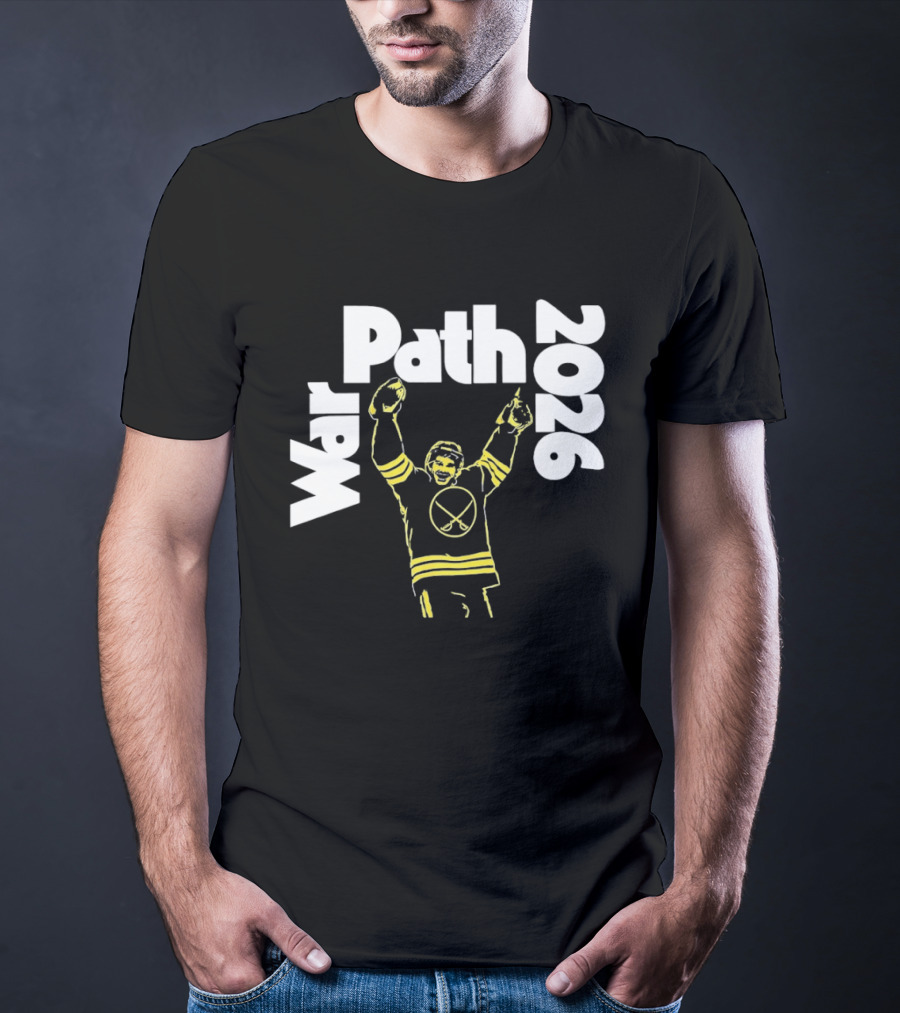 Buffalo Sabres War Path 2026 Hockey Player Celebration T-Shirt
