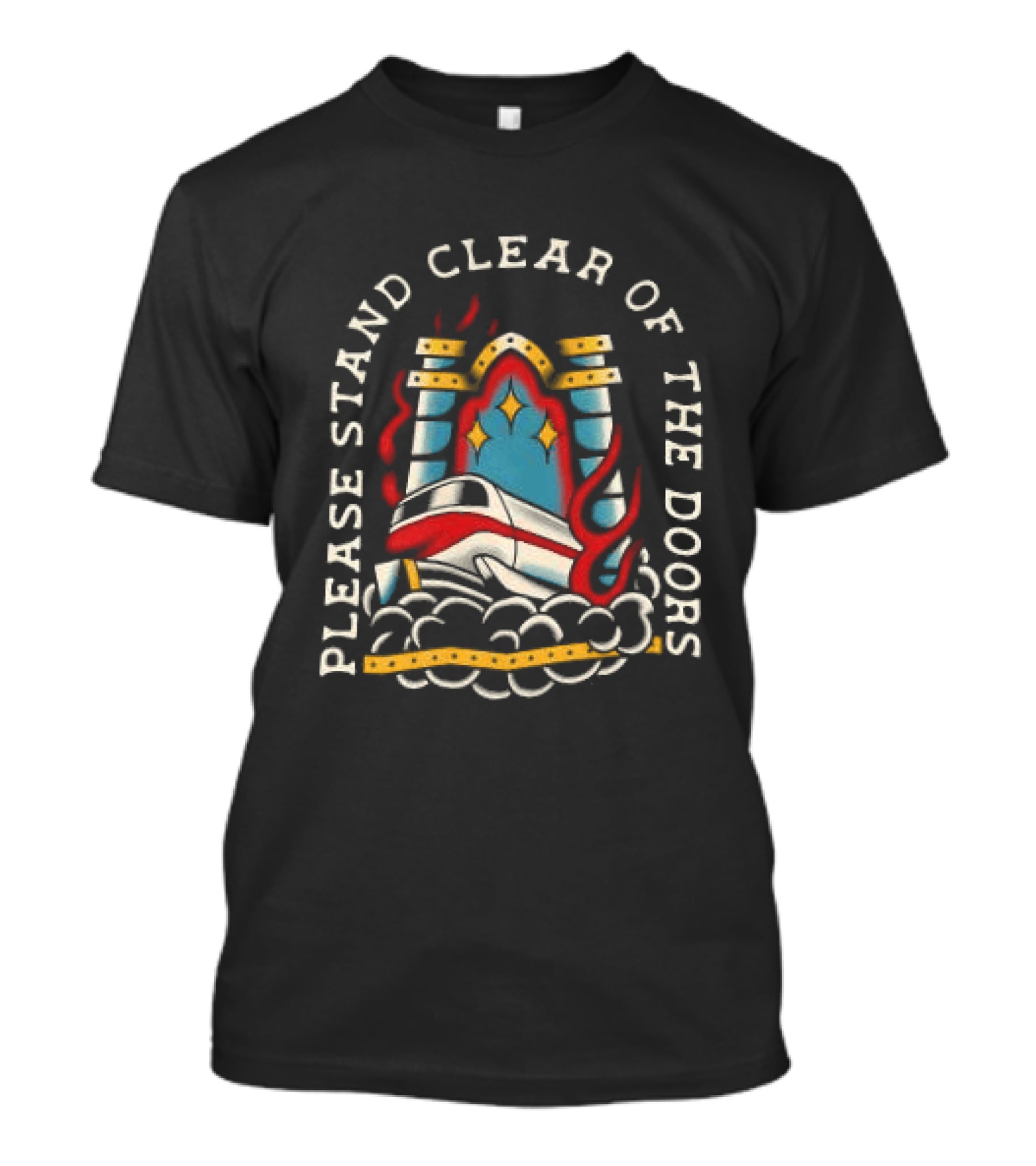 Please Stand Clear Of The Doors Disney Monorail T-Shirt