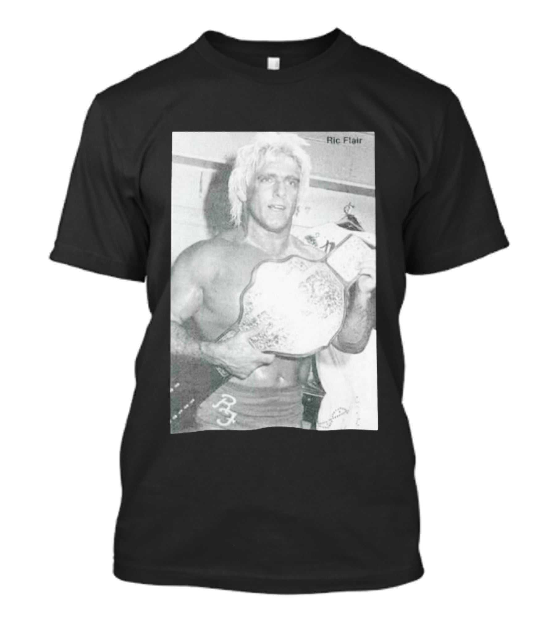 Ric Flair The Nature Boy Championship Belt Vintage Photo T-Shirt