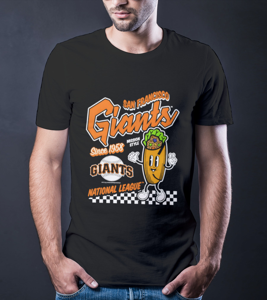San Francisco Giants Mission Style Since 1958 National League T-Shirt