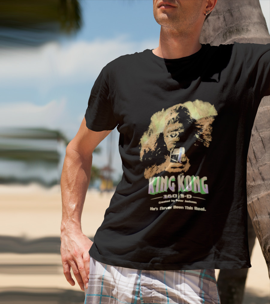 King Kong 360 3D Steven Spielberg Peter Jackson He's Never Been This Real T-Shirt