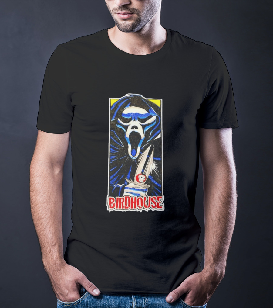 Birdhouse Ghostface Knife Skateboard T-Shirt