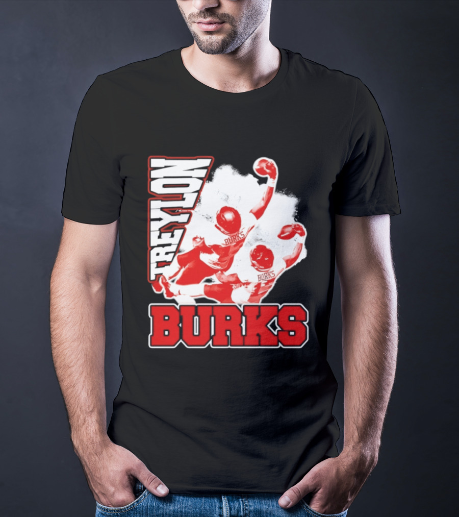 Treylon Burks Washington Commanders Burks Football Action T-Shirt