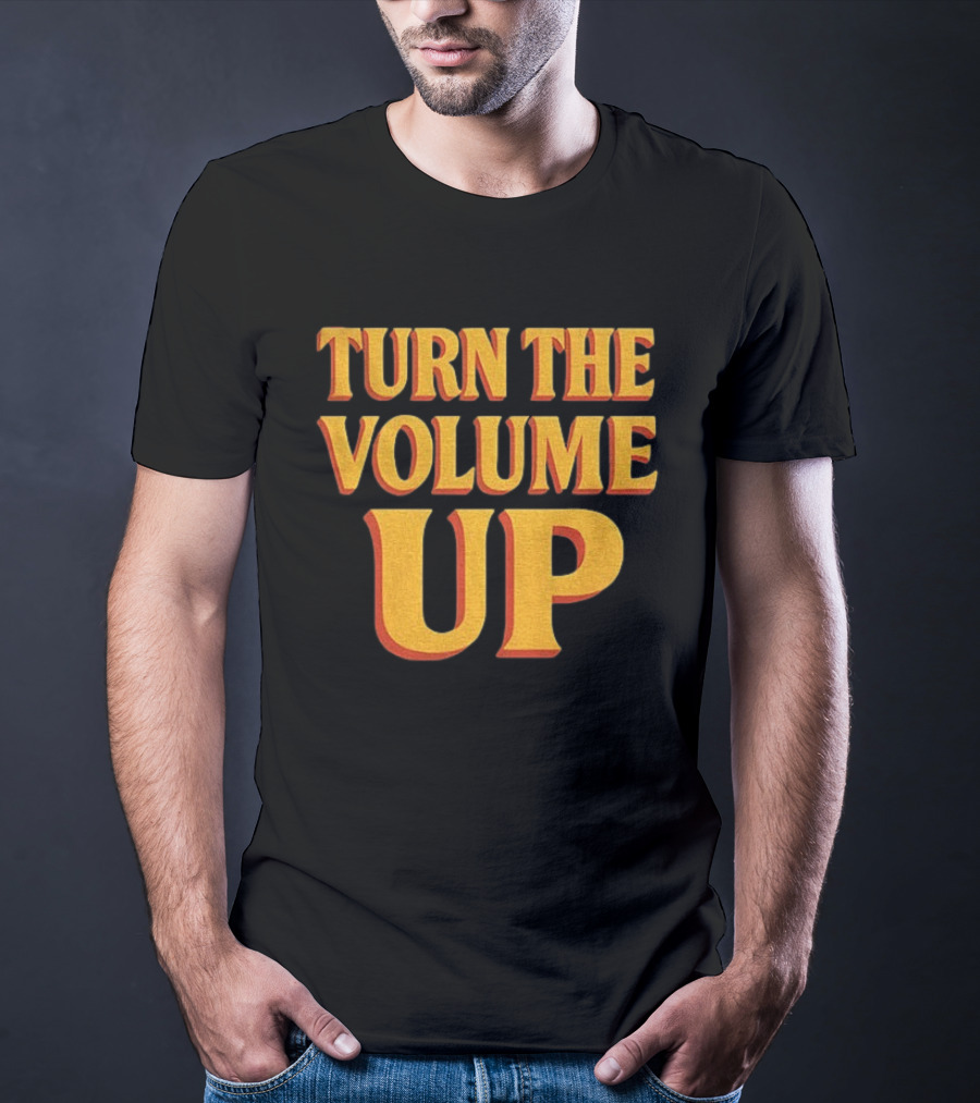 Turn The Volume Up Zohran Mamdani NYC Mayor Election Campaign T-Shirt