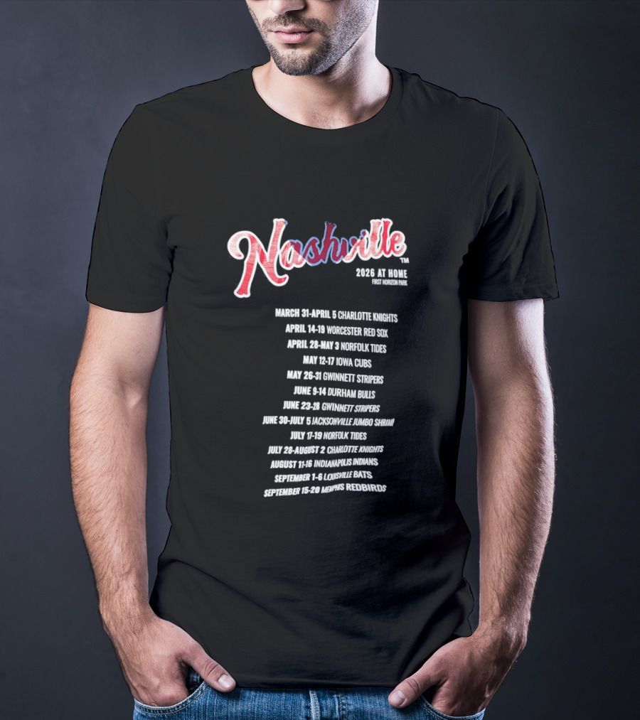 Nashville Home Show 2026 First Horizon Park Tour Dates And Locations T-Shirt