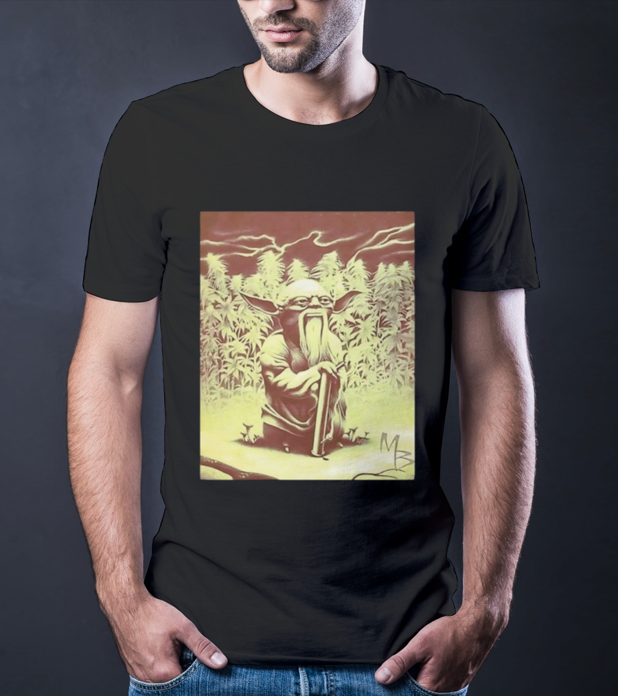 Yoda Star Wars Spliff Meme MZ T-Shirt