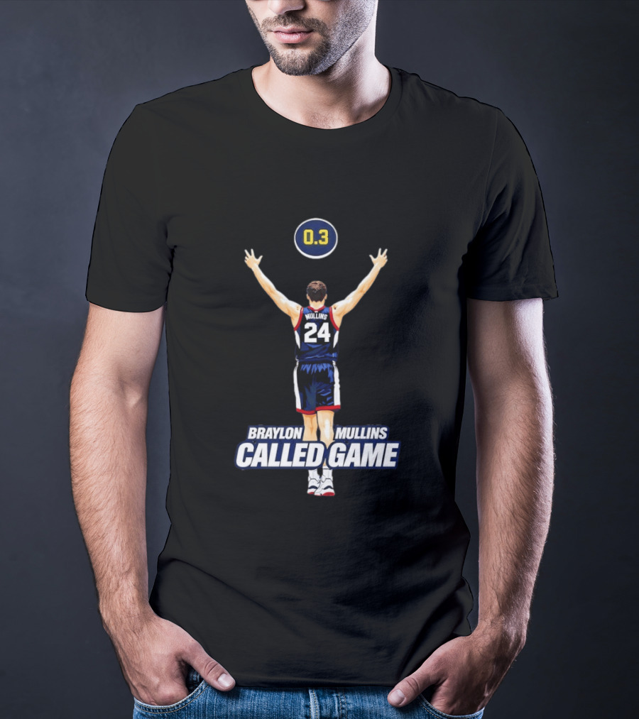 Braylon Mullins Iconic 0.3 Second Basketball Victory Called Game T-Shirt