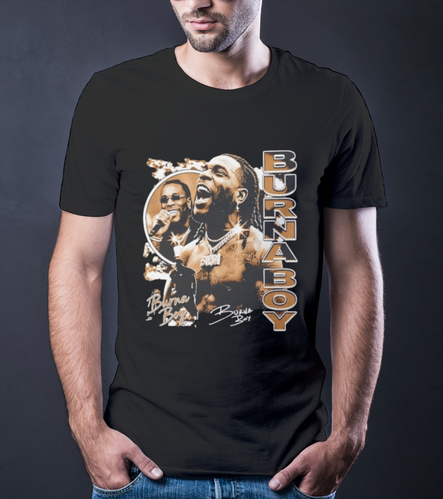 Burna Boy Iconic Music Lover Fan Merchandise T-Shirt