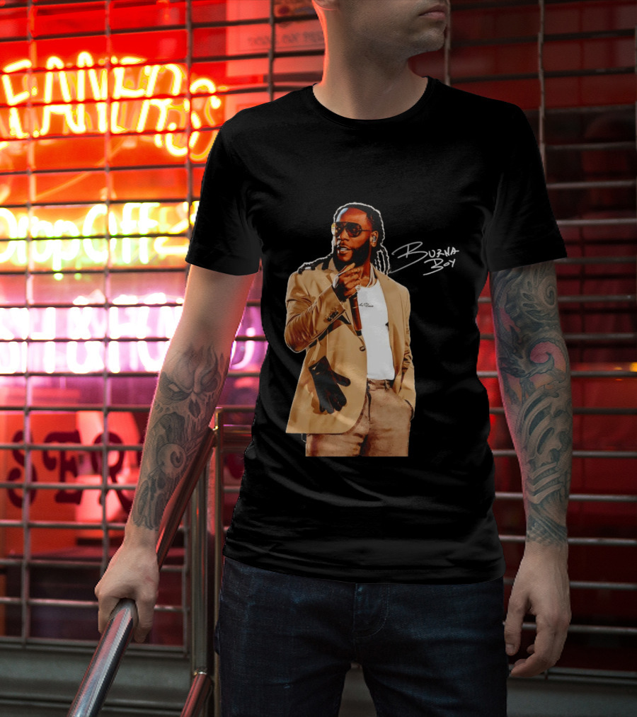 Burna Boy Rooted African Heritage Fashion T-Shirt