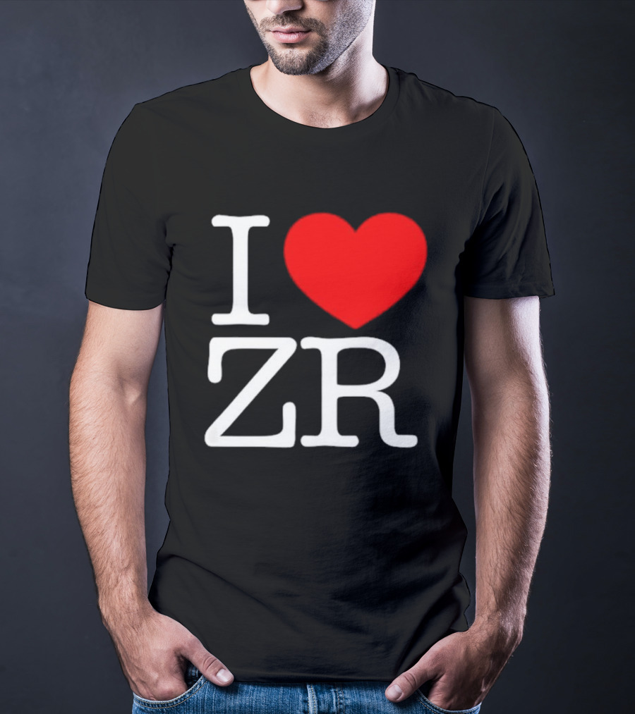 I Love ZR Red Heart T-Shirt