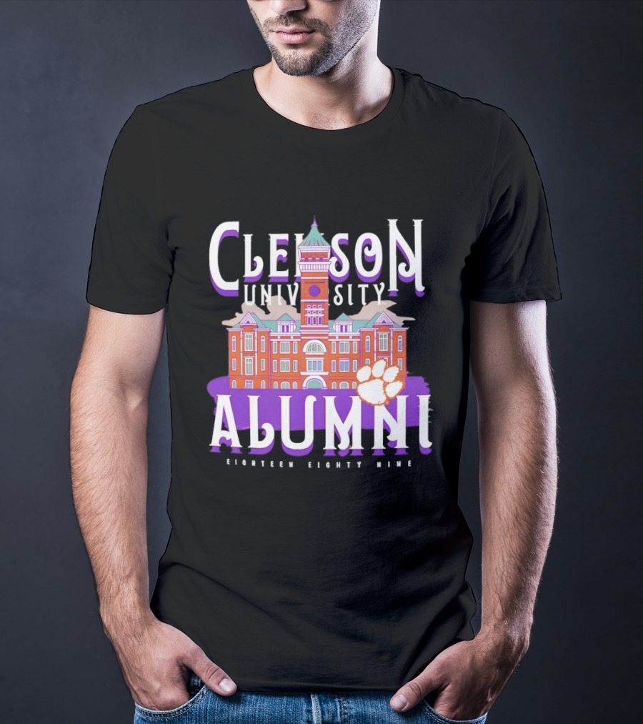 Clemson University Alumni Eighteen Eighty Nine Campus Tigers T-Shirt