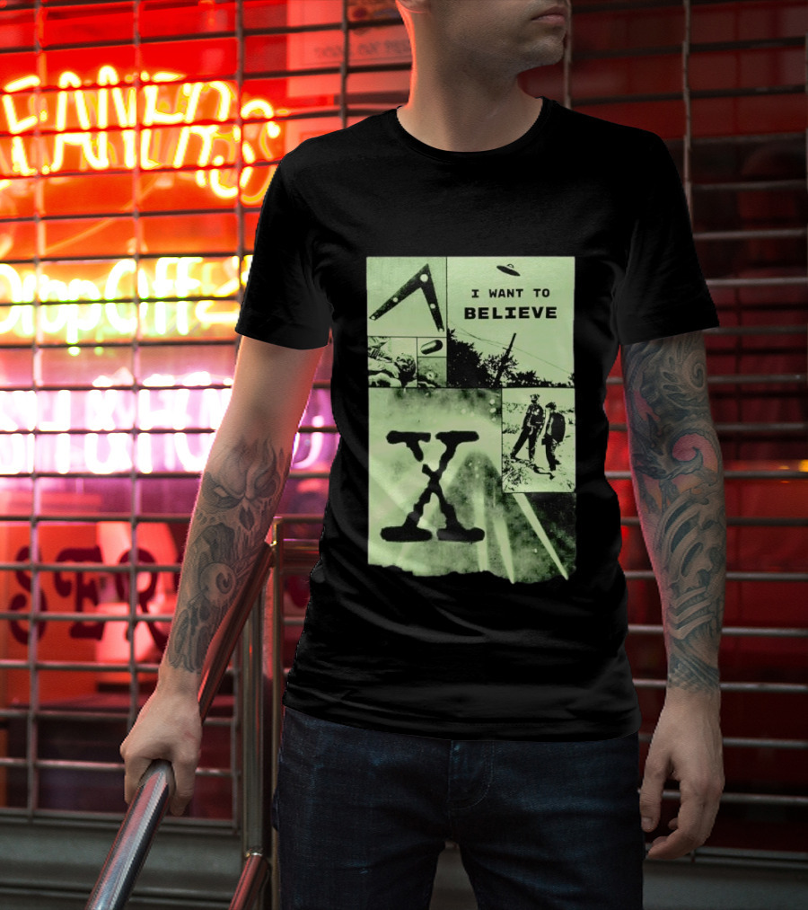 Paranormal I Want To Believe UFO X Files Aliens And Mysteries T-Shirt