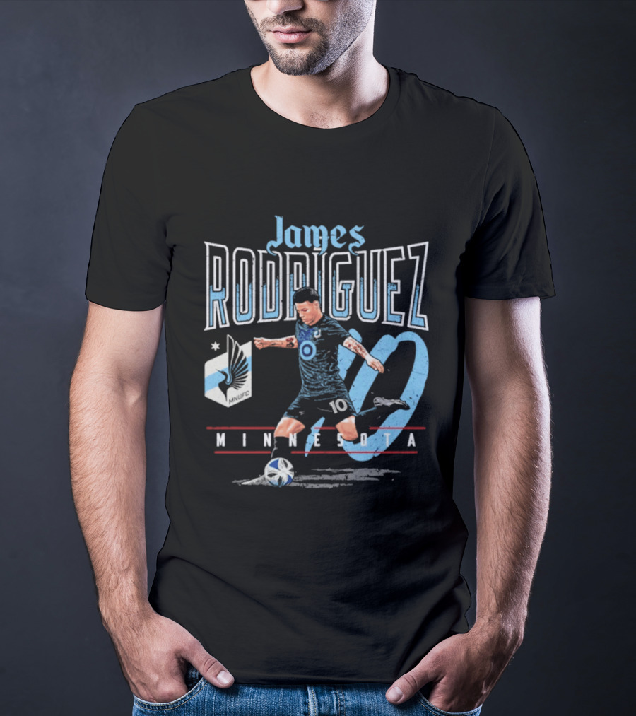 James Rodriguez Minnesota United 10 Soccer Star T-Shirt
