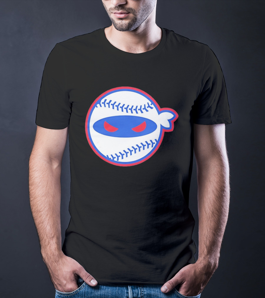 Pitching Ninja Baseball Eyes Atlanta T-Shirt