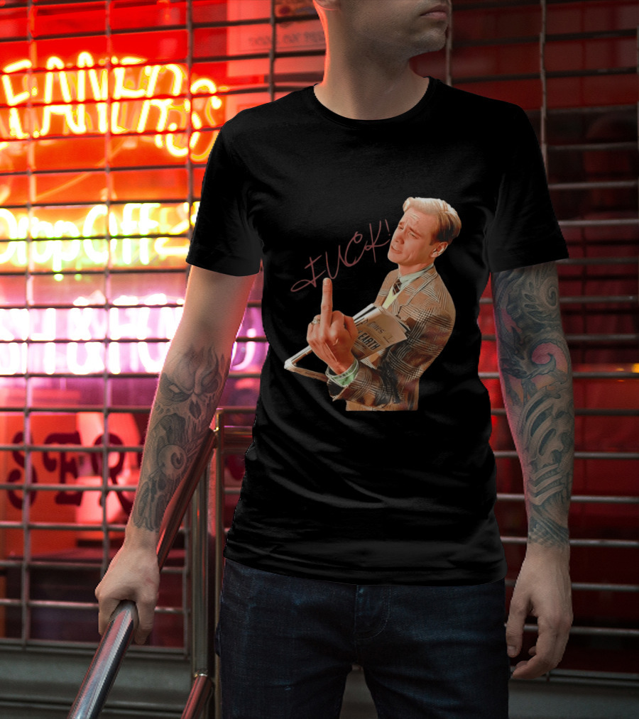 Jim Carrey Truman Show Middle Finger Meme Fuck Scene T-Shirt