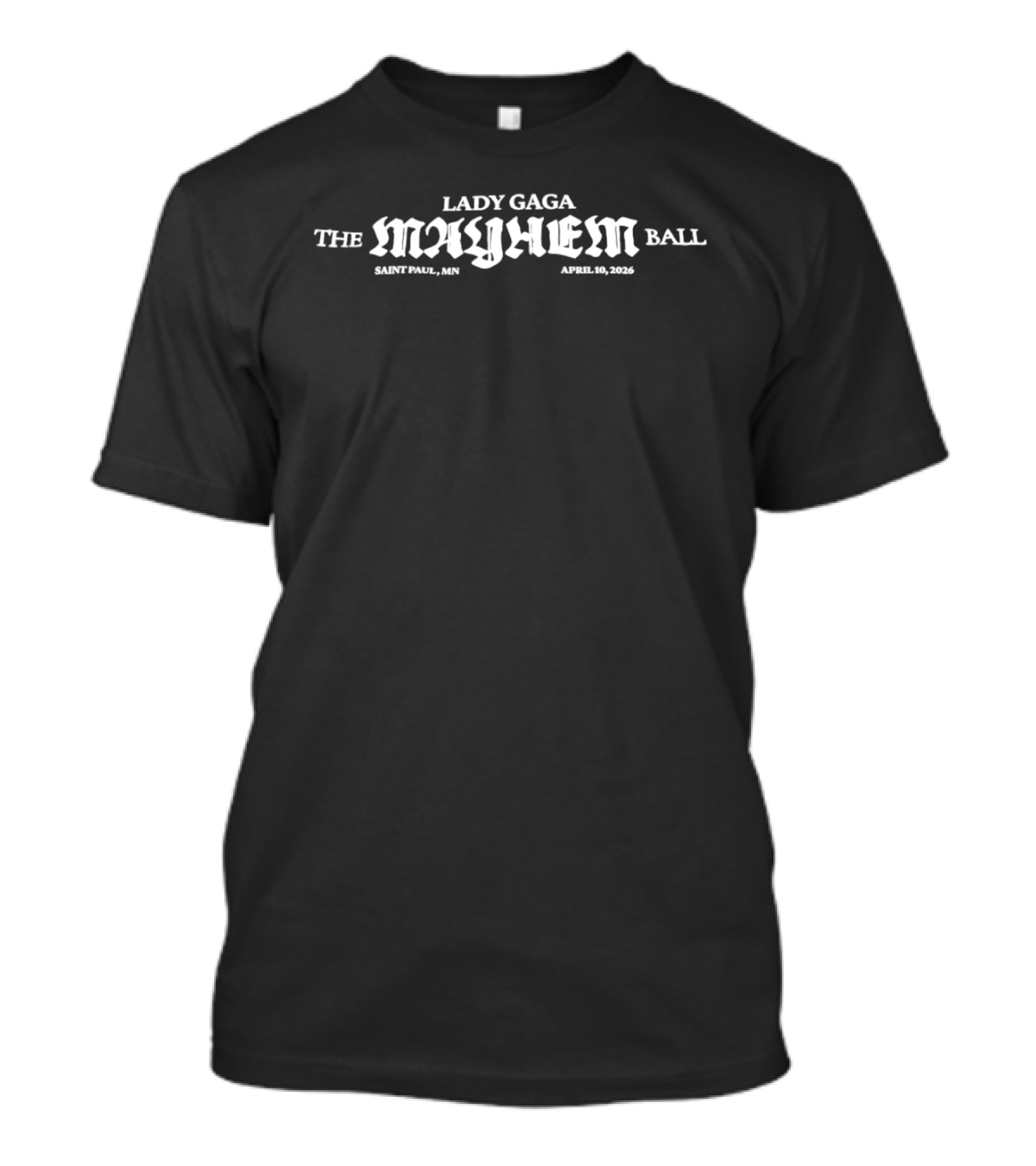 Lady Gaga The Mayhem Ball Seattle April 2026 T-Shirt