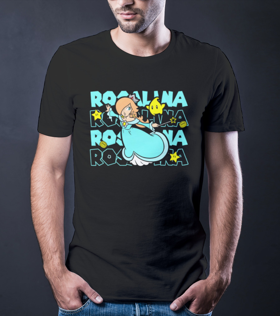 Super Mario Rosalina With Luma And Stars Est 1985 Disneyland T-Shirt