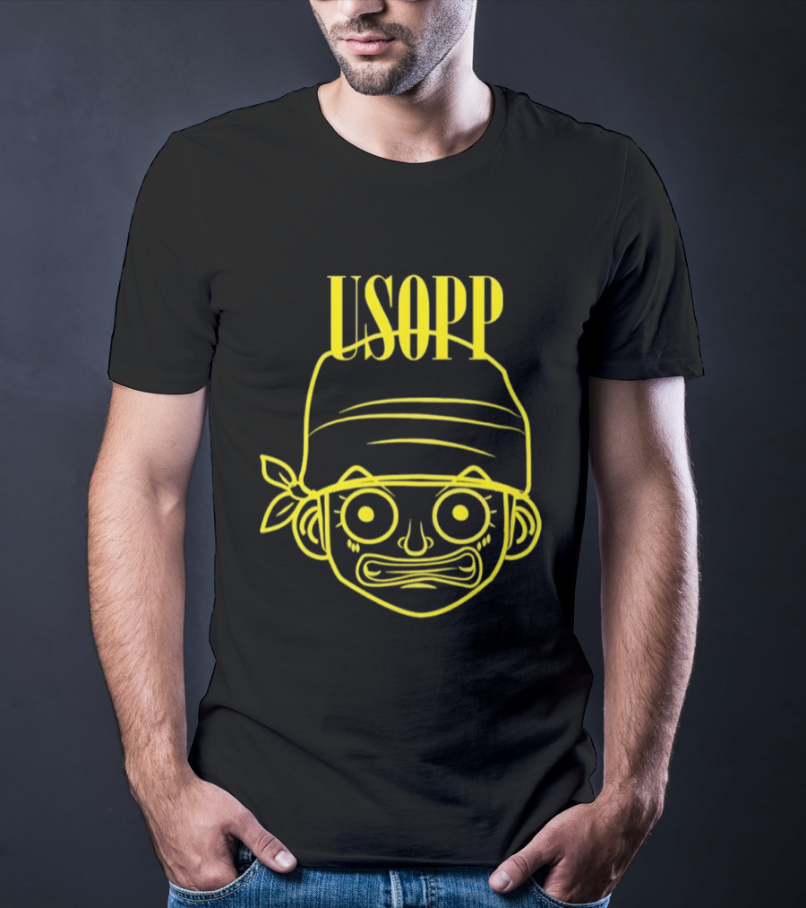 Ussop One Piece Straw Hat Crew Bandana Fan T-Shirt