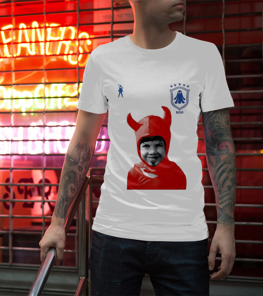 Seleção Diabo Problem Child Red Devil Costume T-Shirt