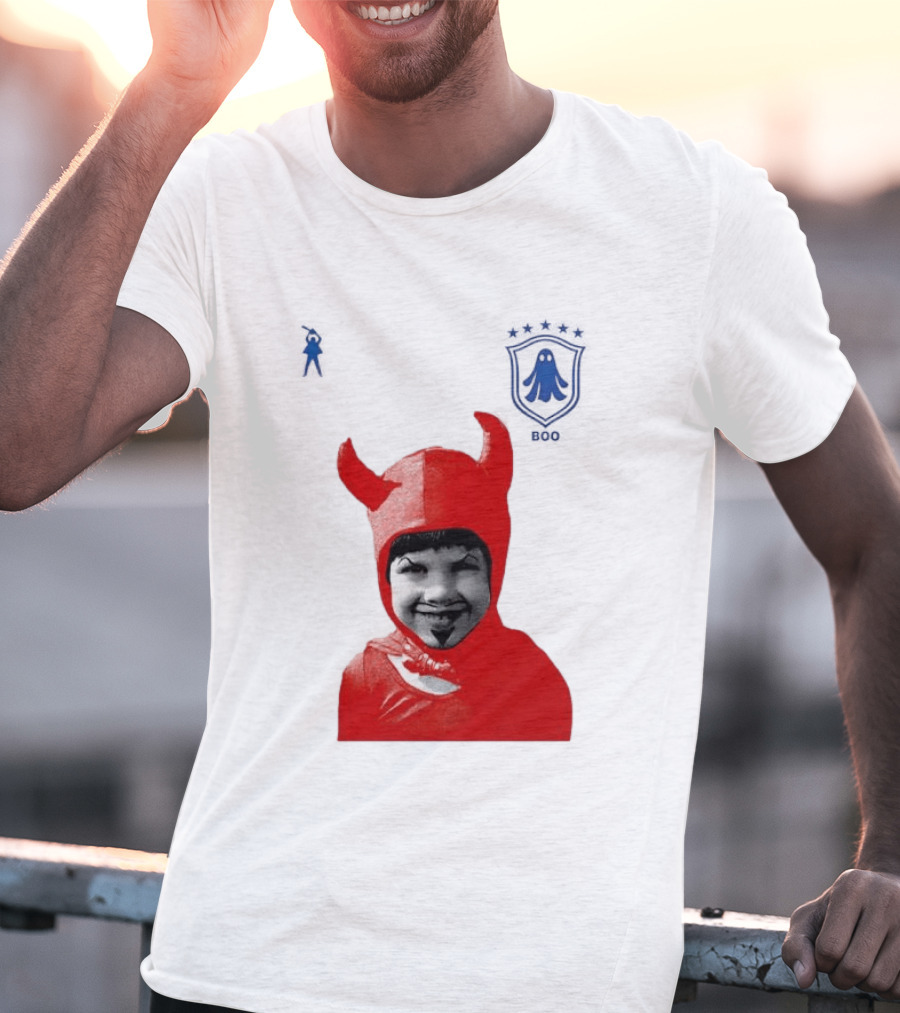 Seleção Diabo Problem Child Red Devil Costume T-Shirt