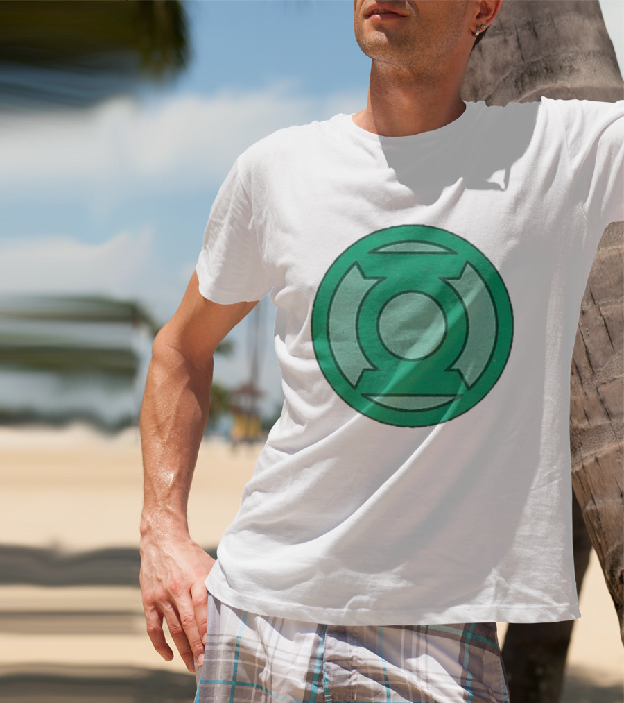 Green Lantern Corps Symbol Comics Hand Me Down T-Shirt