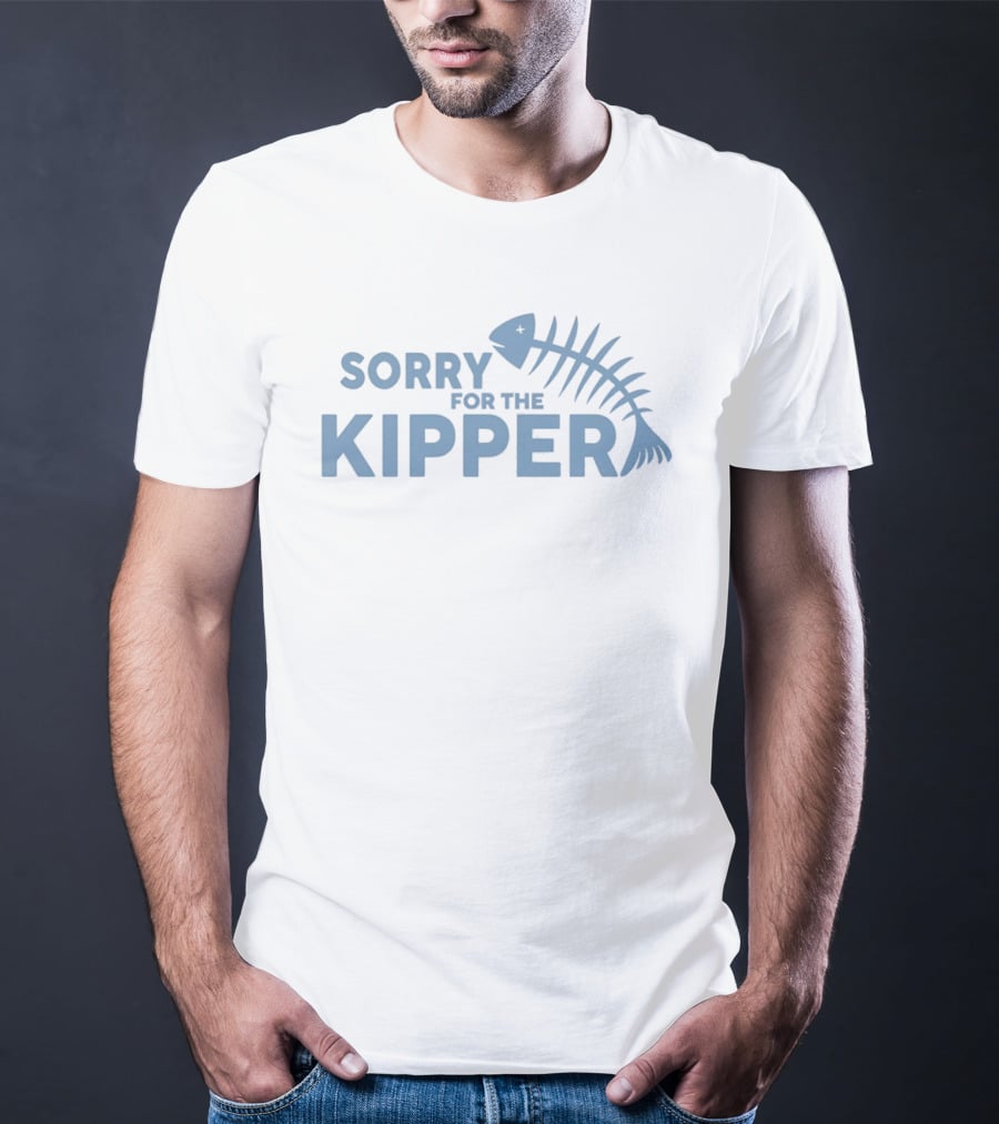 Sorry For The Kipper Fish Skeleton T-Shirt