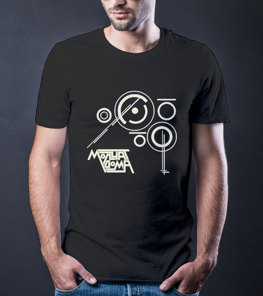 Molchat Doma Concert Geometric Circles And Lines T-Shirt